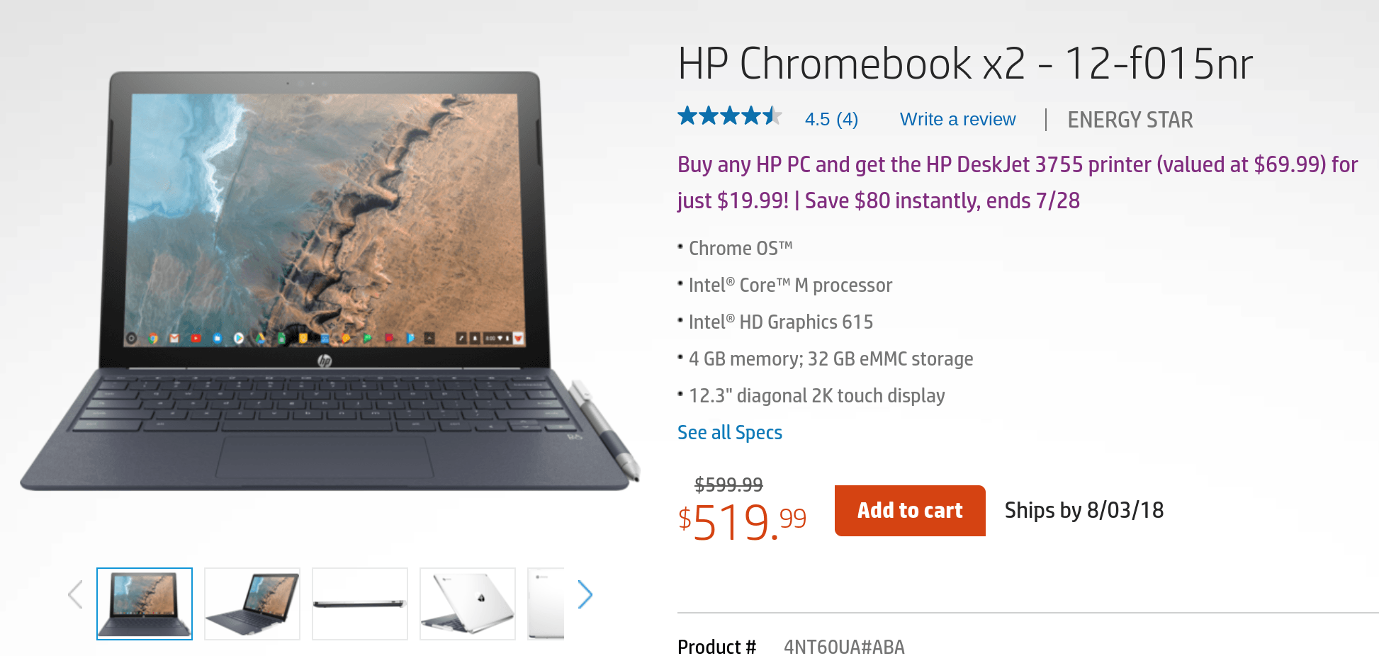 Hp chromebook x2 sale direct