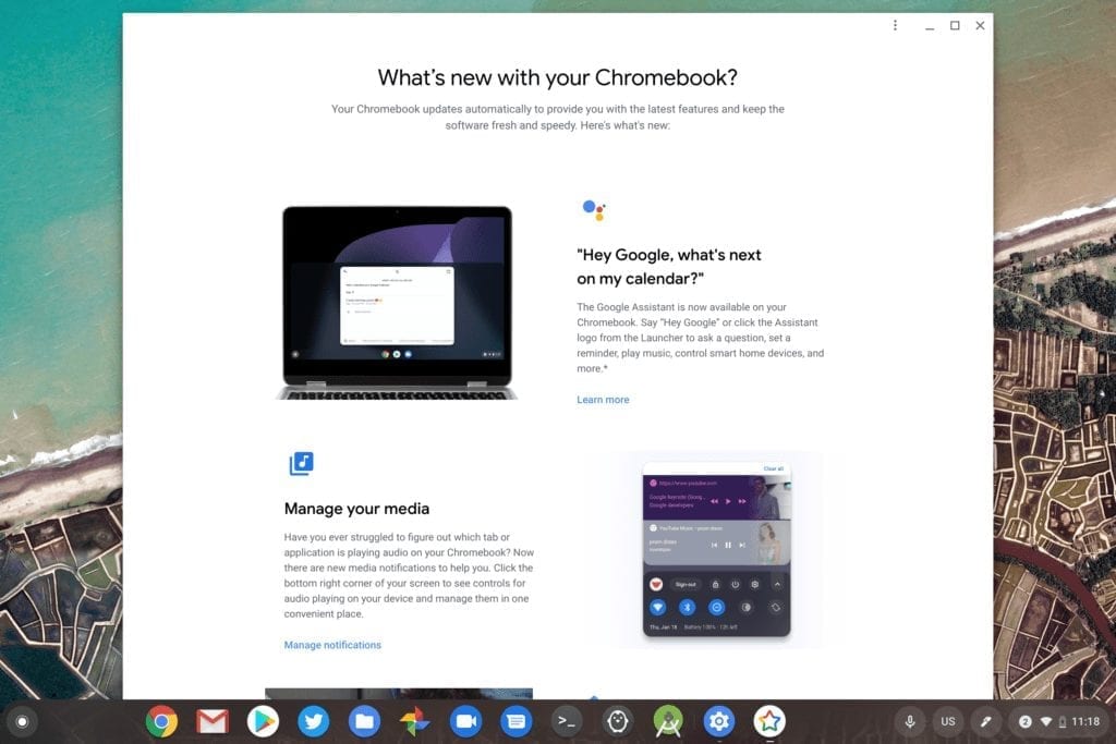 Chrome OS release notes