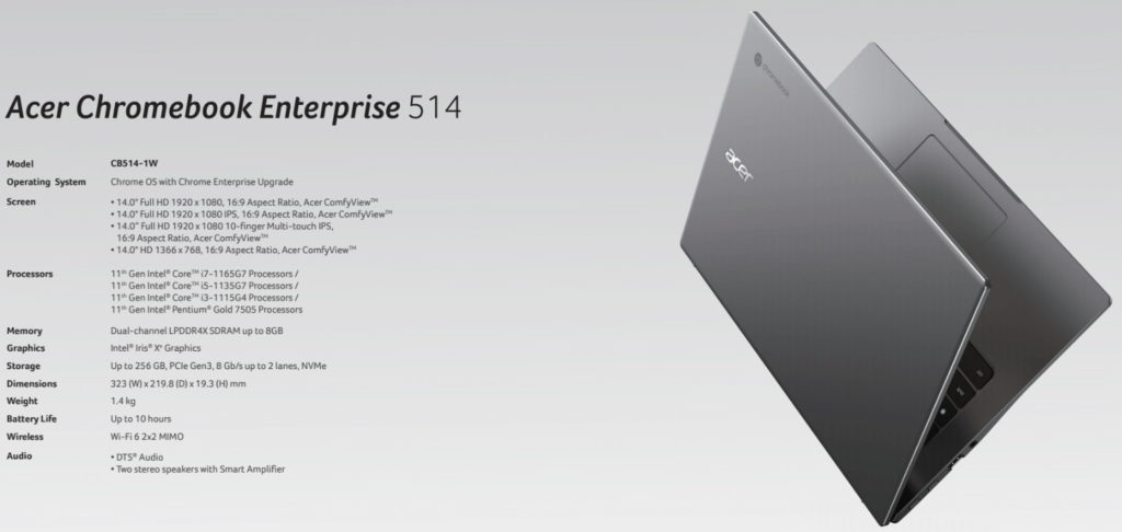 Acer Chromebook Enterprise 514