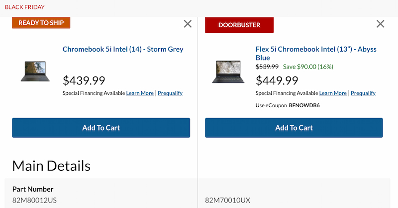 Lenovo IdeaPad 5i Chromebook vs Lenovo's Core i3 Flex 5i Chromebook