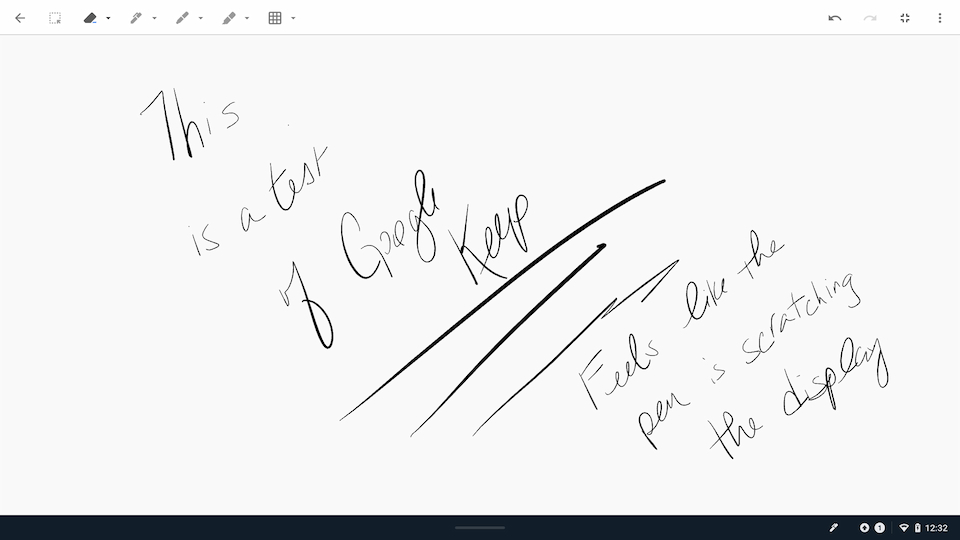 Asus Chromebook Flip CX3 ink experience