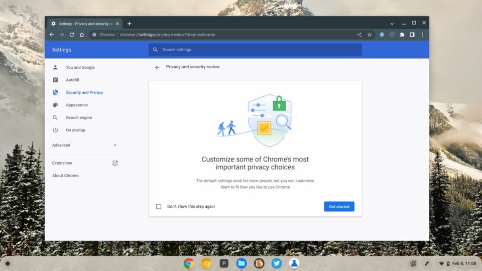 Chrome OS 98 Privacy Review