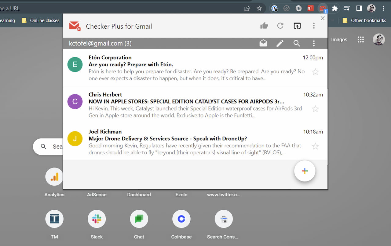 Checker Plus for Gmail Chrome extension