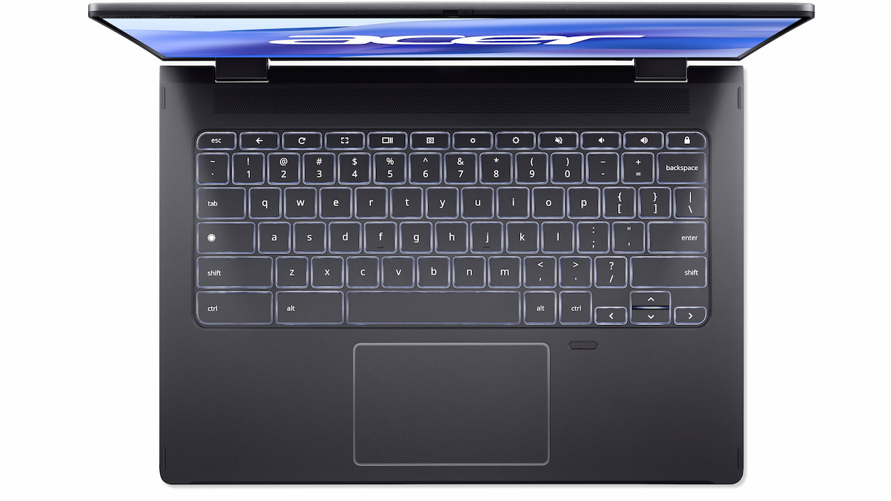 Acer Chromebook Spin keyboard