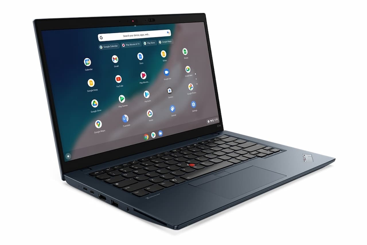 Lenovo ThinkPad C14 Chromebook left